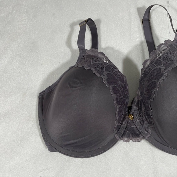 NWT Natori Refined Contour Underwire‎ Bra in Gunmetal [SZ 32DD ] - Picture 5 of 11